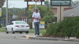 New Lee County ordinance bans standing on the median