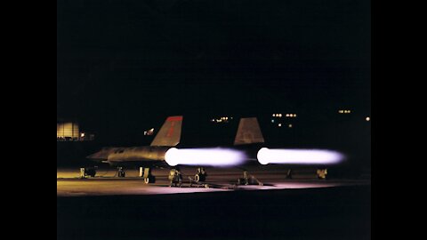SR-71 Night Take-Off
