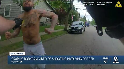 Graphic body cam video shows Covington officer shoot, kill man