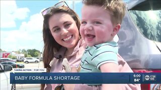 Tampa Bay moms continue to struggle amid baby formula shortage