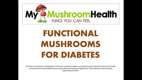 Medicinal Mushrooms for Diabetes