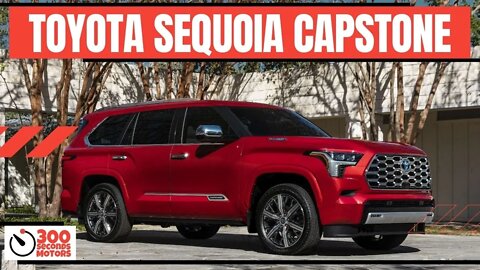 2023 TOYOTA SEQUOIA CAPSTONE Full Size SUV is Ready to Make its Mark