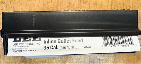 Using the Lee Inline Bullet Feeder die with the Classic 4-hole Turret, and the Dillon 550C