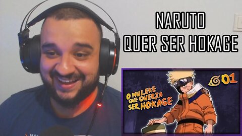 (REACT) Malandragem Ninja - Episódio 1: O MULEKE QUE QUERIA SER HOKAGE! ( Voice Makers )