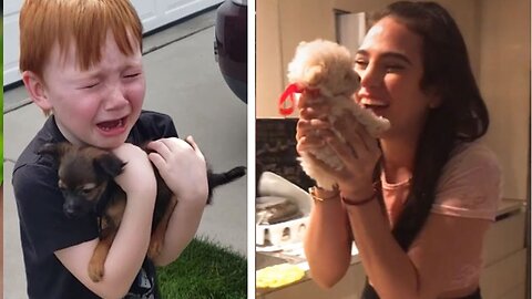 Boy’s reaction to finally getting a dog is the moment we all need to see ❤️❤️