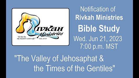 The Valley of Jehoshaphat & the Times of the Gentiles