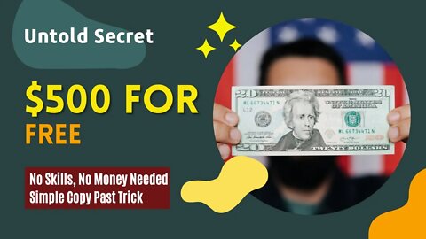 The Untold Secret To Mastering MAKE $500 FOR FREE In Just 3 Days, Affiliate Marketing, ClickBank