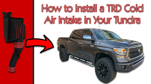 How to Install a TRD Cold Air Intake in Your Toyota Tundra [4K]