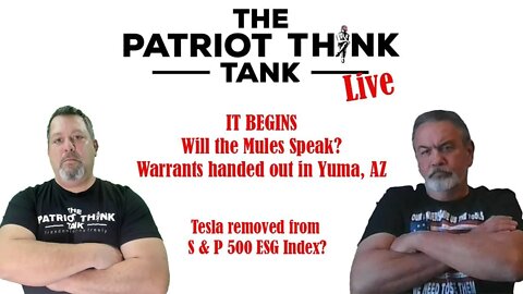 LIVE: Search warrants handed out in Yuma, Az AND Tesla removed from S&P 500 ESG INDEX?X?