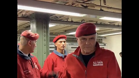 THE GUARDIAN ANGELS💜🇺🇸🏅🚇🪽😇🪽🚉PROTECTING SUBWAYS IN NEW YORK CITY🇺🇸🚅🚥🚊💫