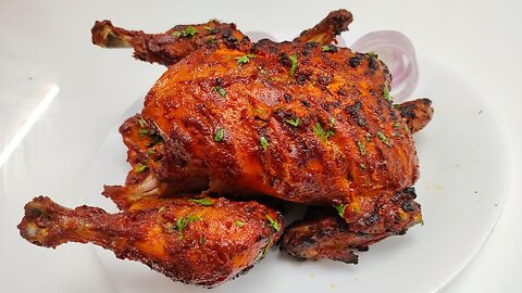 Quick Tandoori Chicken , Restaurant Style Tandoori Chicken without Oven,