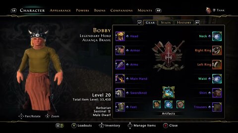 Neverwinter pt(BR) BUILD TANK BARBARO