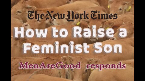 NYT's How to Raise A Feminist Son - Tom Golden of MenAreGood Responds