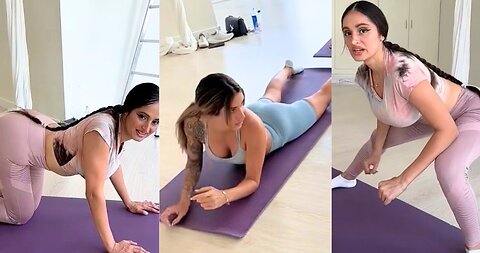 Lana Rose Yoga Day With Hot Friend