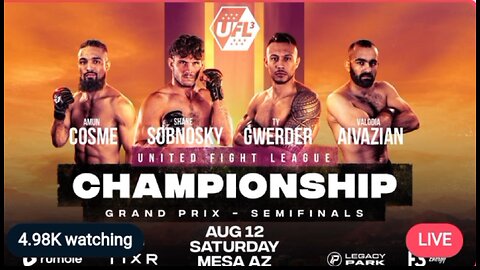 The UFL3 Semifinals Championship in the Gran Prix of the United Fight League