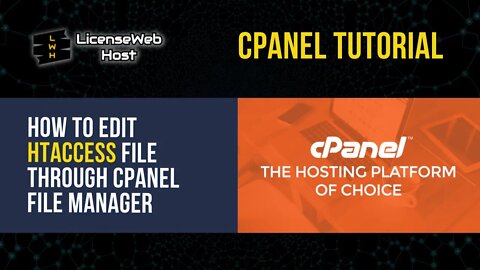 How to Edit htaccess File through cPanel File Manager
