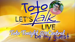 Toto Tonight LIVE @8 Central "Be My Guest - Toto Talk LIVE"