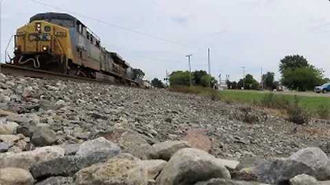 CSX I137 Intermodal Train Part 2 from Sterling, Ohio August 13, 2022