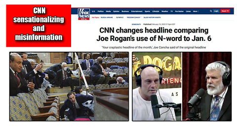 The Friday Vlog CNN Equates Joe Rogan's Slur to Capitol 6th Riot