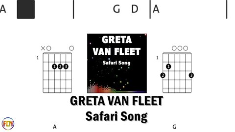 GRETA VAN FLEET Safari Song FCN GUITAR CHORDS & LYRICS