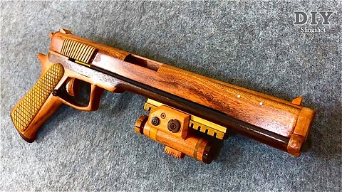 DIY Slingshot - Simple and Accurate Wooden Slingshot Fishing Gun Mechanism  - 2022 