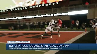 1st CFB Poll: Sooners #8, Cowboys #11