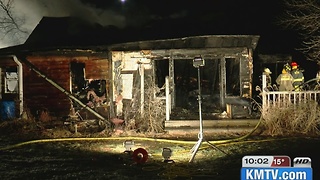 Three alarm fire destroys home on Blair High Rd.