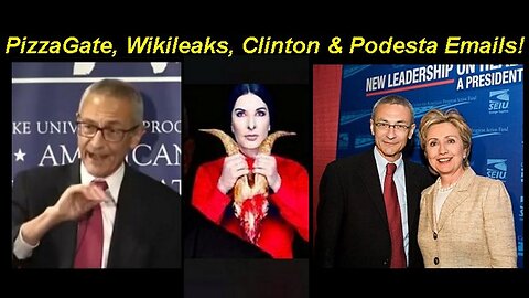 Sick Satanic Pedophile Childeater/Raper John Podesta in Plain Sight! [24.05.2023]