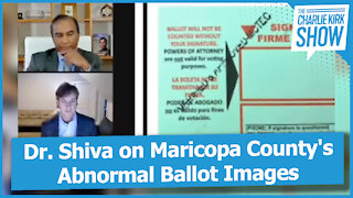 Dr. Shiva on Maricopa County's Abnormal Ballot Images