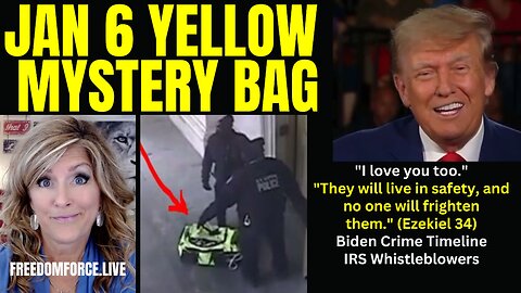 Jan 6 Yellow Mystery Bag, Biden Crime Timeline 7-19-23
