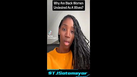 Black woman ask why are black women the least married, tommy sotomayor answers