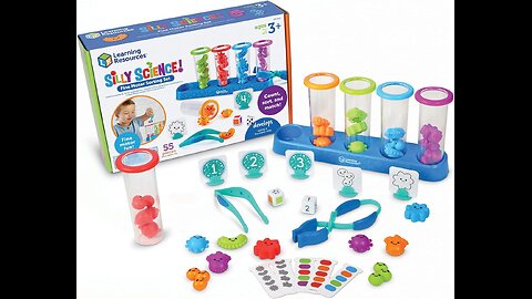 Learning Resources Silly Science Fine Motor Sorting Set, Educational Toy, Preschool Fine Motor Skill