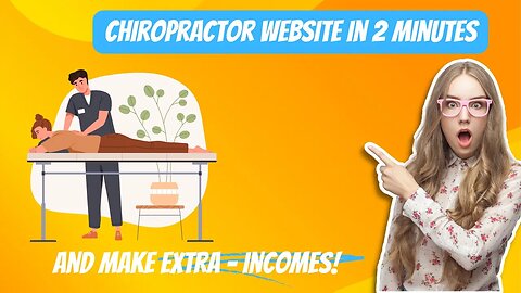 How To Create Website For chiropractic In Less Than 5 Min