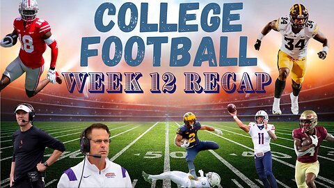 NCAAF: Week 12 Recap