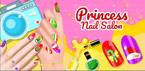 Princess nail💅💅 selon/ nail art/ new nail design 2023 with new challenges/ Andriod gaming land