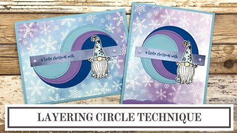 Layered Circle Technique for Card Makers