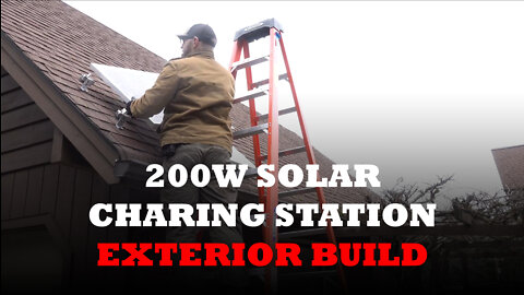 200W Solar Charging Station Exterior Build