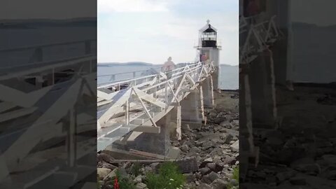 Recreating the Forrest Gump Turn at Marshall Point Lighthouse in Maine