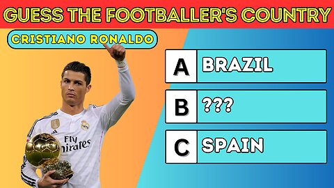 Guess The Country of the Football Player | Football Quiz