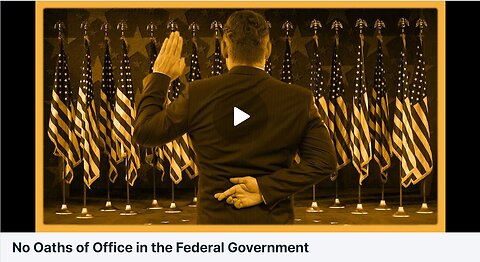 No Oaths of Office in the Federal Government