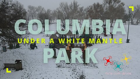 "Columbia Park under a white mantle."