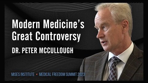 The House Of Medicine Is On Fire! Dr. Peter McCullough