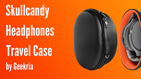 Geekria Hard Case for Anker Soundcore Space Q45, Life Q35, Space one  Headphones