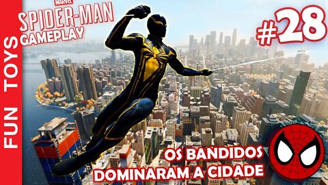 Marvel Spider-Man #28 - OS BANDIDOS INVADIRAM A CIDADE!!! Usamos o Traje Spider Armor - MK II 🕷