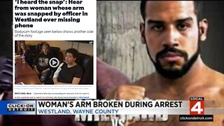 Woman's arm broken during arrest in Detroit area