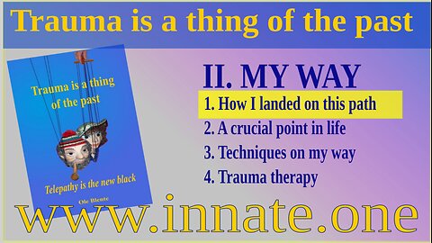 #29 The missing link — Trauma is a thing of the past — How I landed on this path