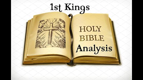 Old Testament Survey Analysis: 1st Kings