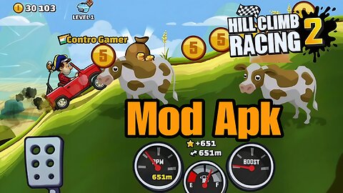 Hill Climb Racing 2 Mod Apk #controgamer #anmolgamex #ghansoligamer #hcr2