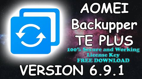 AOMEI Backupper 6.9.1 TE Plus|Official|License key|fast install|