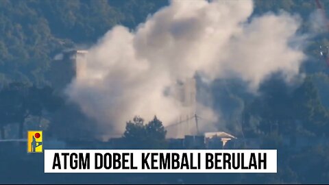 ATGM Tharallah Kembali Sikat Benteng IDF di Perbatasan